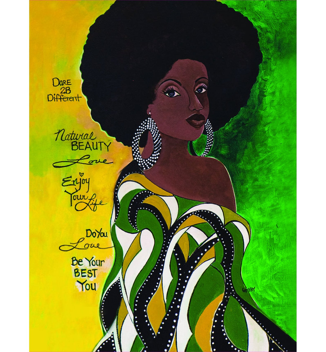 Dare 2 Be Different: African American Note Card by GBaby
