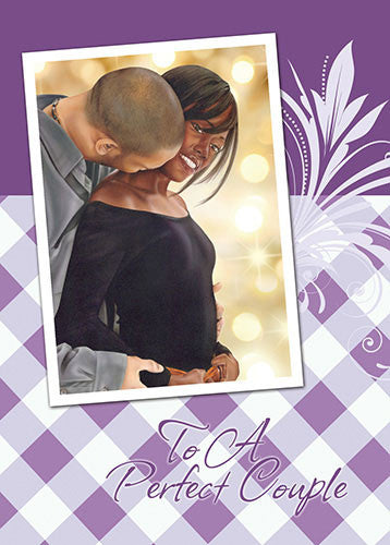To a Perfect Couple Greeting Card by African-American Expressions