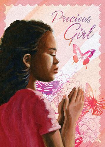 Precious Girl: African American Birthday Card by African American Expressions