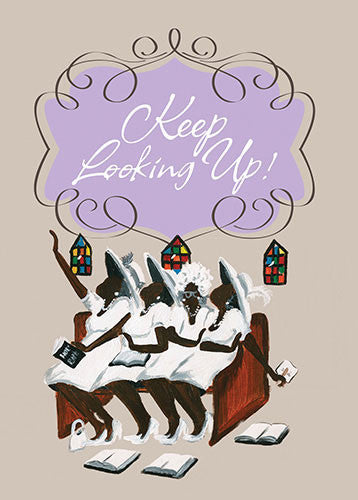 Keep Looking Up: African-American Sympathy Card by African American Expressions
