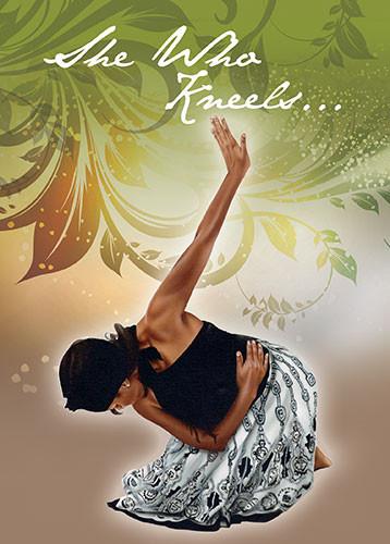 She Who Kneels: African American Encouragement Card by African American Expressions