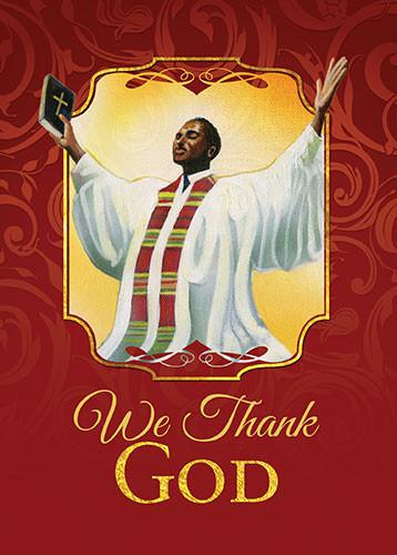 We Thank God: African American Thank You Card by African American Expressions