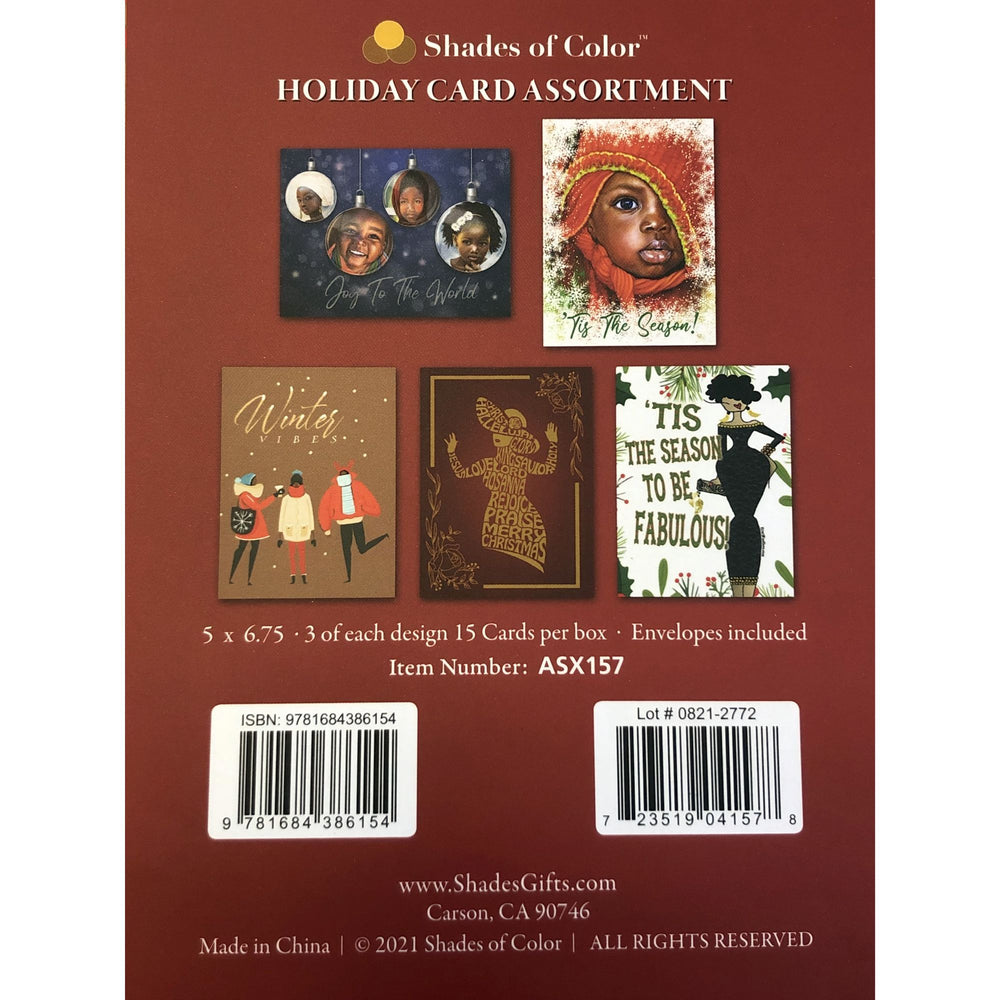 Assorted Set #1: African American Christmas Card Box Set