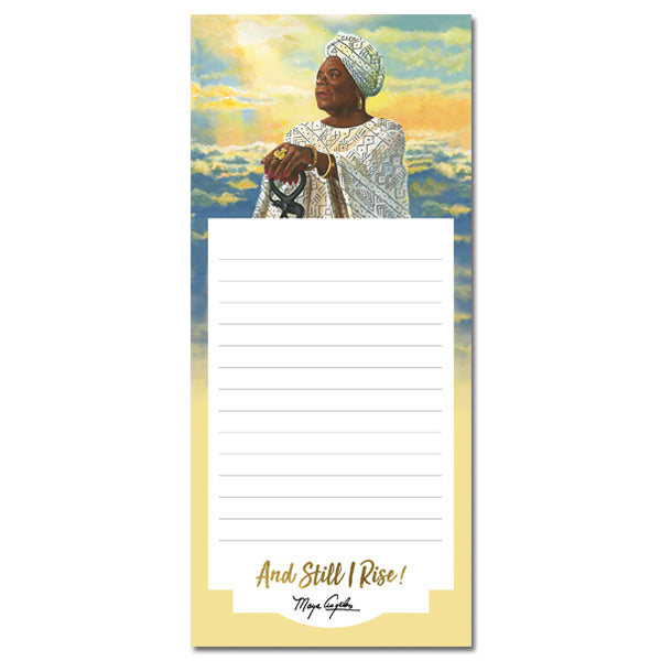 And Still I Rise (Maya Angelou) Magnetic Notepad-Magnetic Notepad-Keith Connor-4x9 Inches-60 Sheets-The Black Art Depot