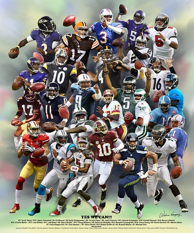 Yes We Can: Black NFL Quaterbacks by Wishum Gregory