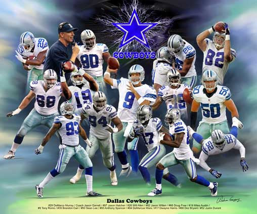 Dallas Cowboys (2013 Version) by Wishum Gregory