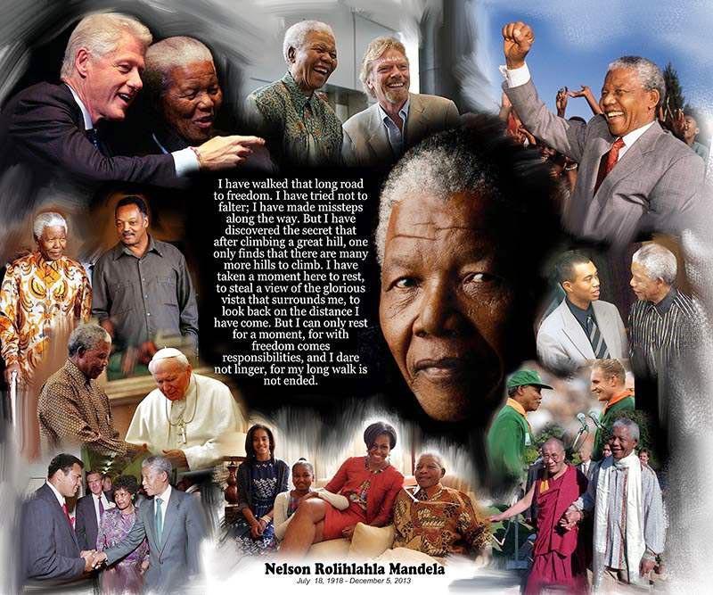 Nelson Mandela by Wishum Gregory