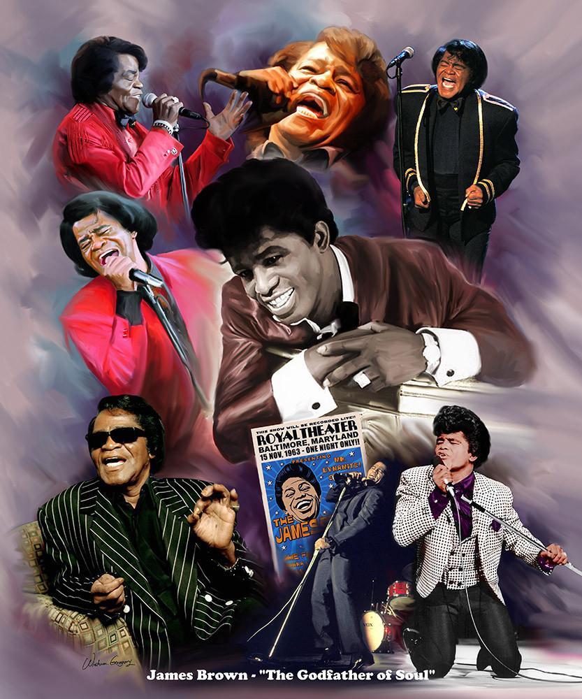 James Brown by Wishum Gregory