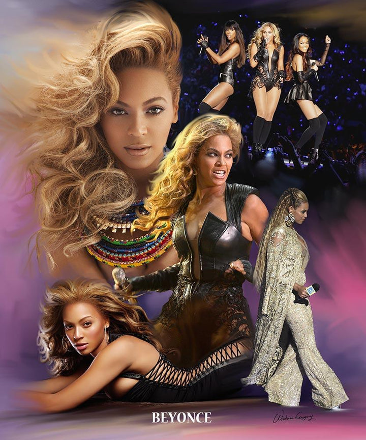 Beyonce "Queen B" Knowles-Carter by Wishum Gregory
