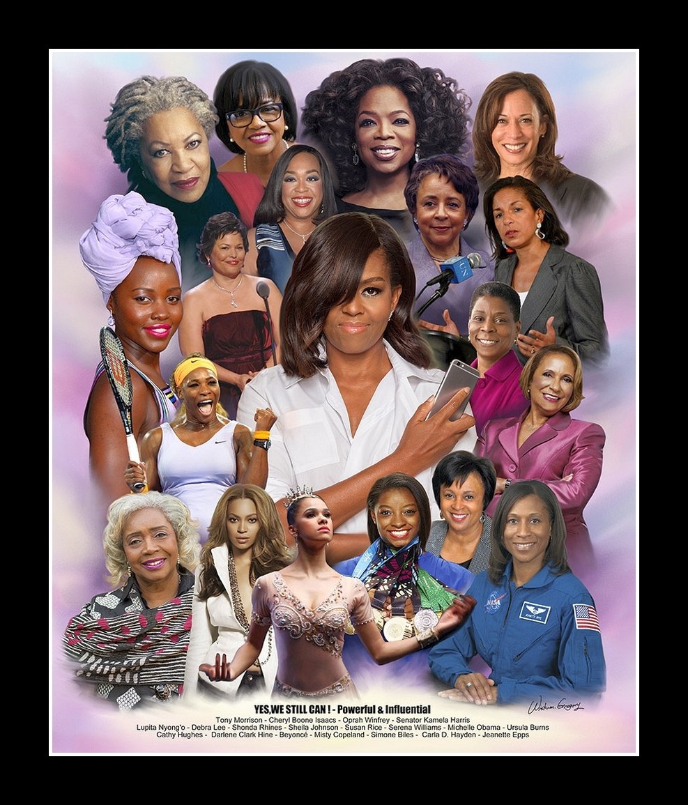 Yes, We Still Can: Powerful and Influential African American Women by Wishum Gregory (Black Frame)