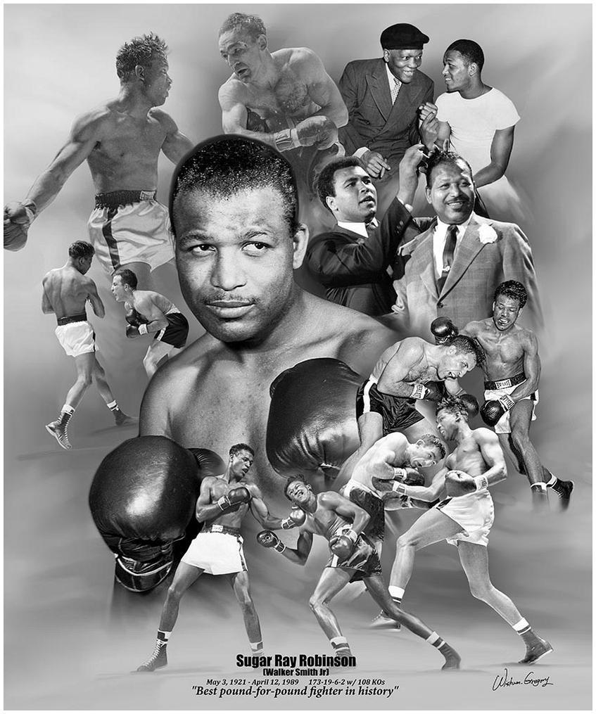 Sugar Ray Robinson by Wishum Gregory