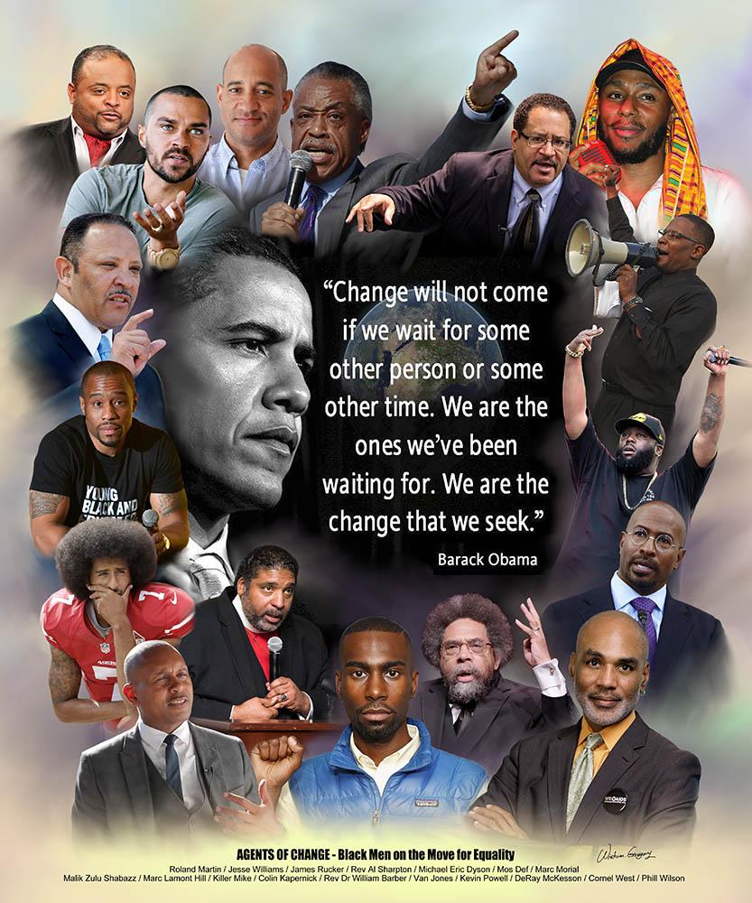 Agents of Change: Black Men on the Move for Equality by Wishum Gregory