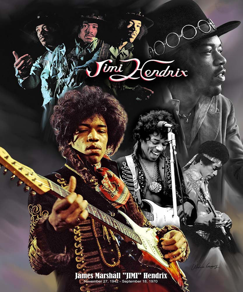 Jimi Hendrix by Wishum Gregory (Legends Series)