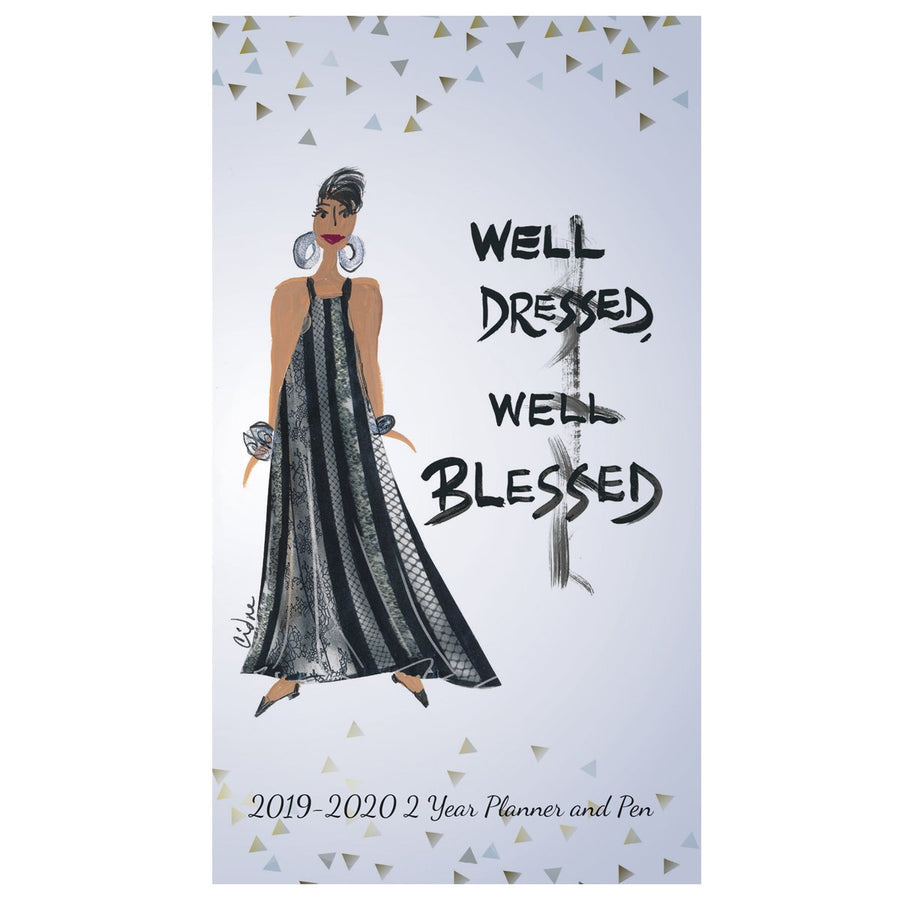 Well Dressed and Well Blessed: 2019-2020 African American Checkbook Planner by Cidne Wallace