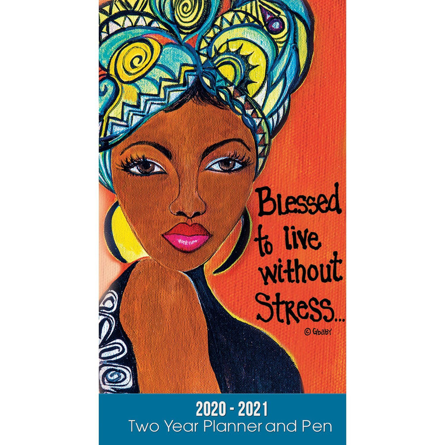Blessed: 2020-2021 Two Year African American Checkbook Planner by GBaby