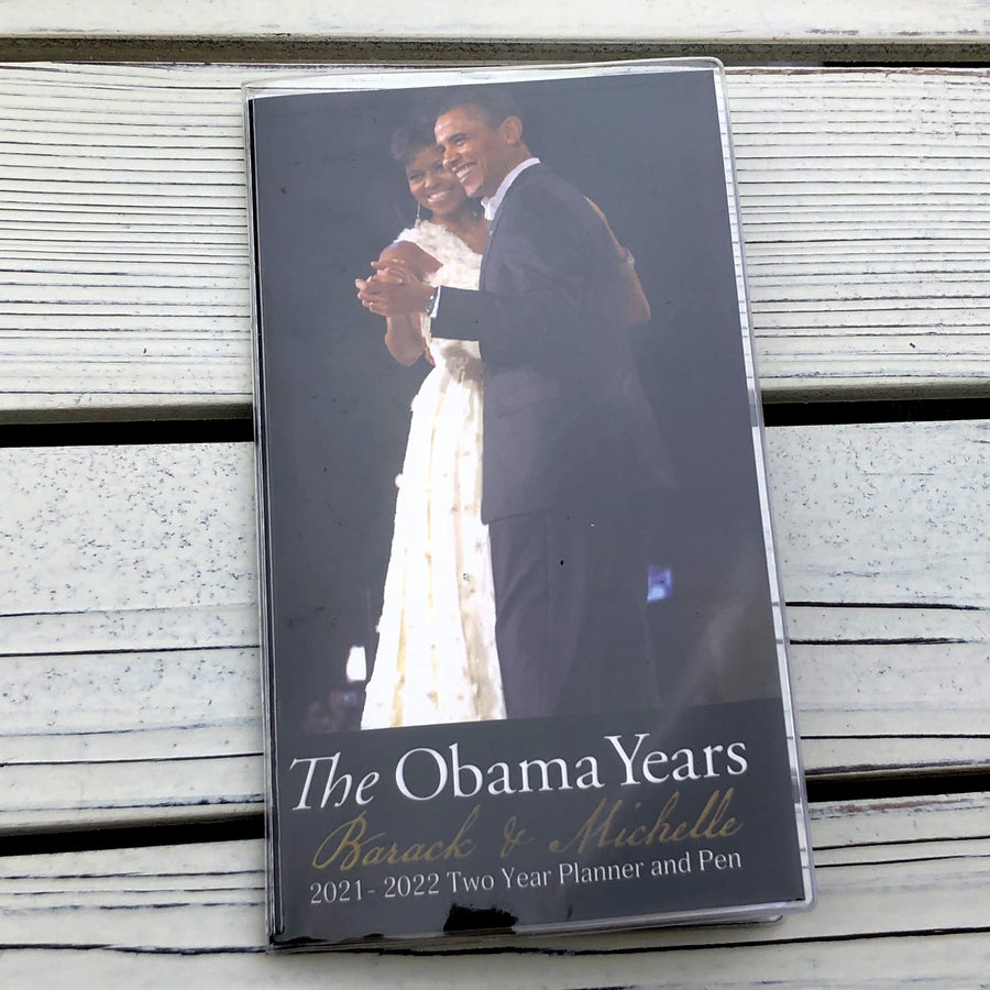 The Obama Years-Checkbook Planner-Shades of Color-6.5x3.5 inches-2021-2022-The Black Art Depot