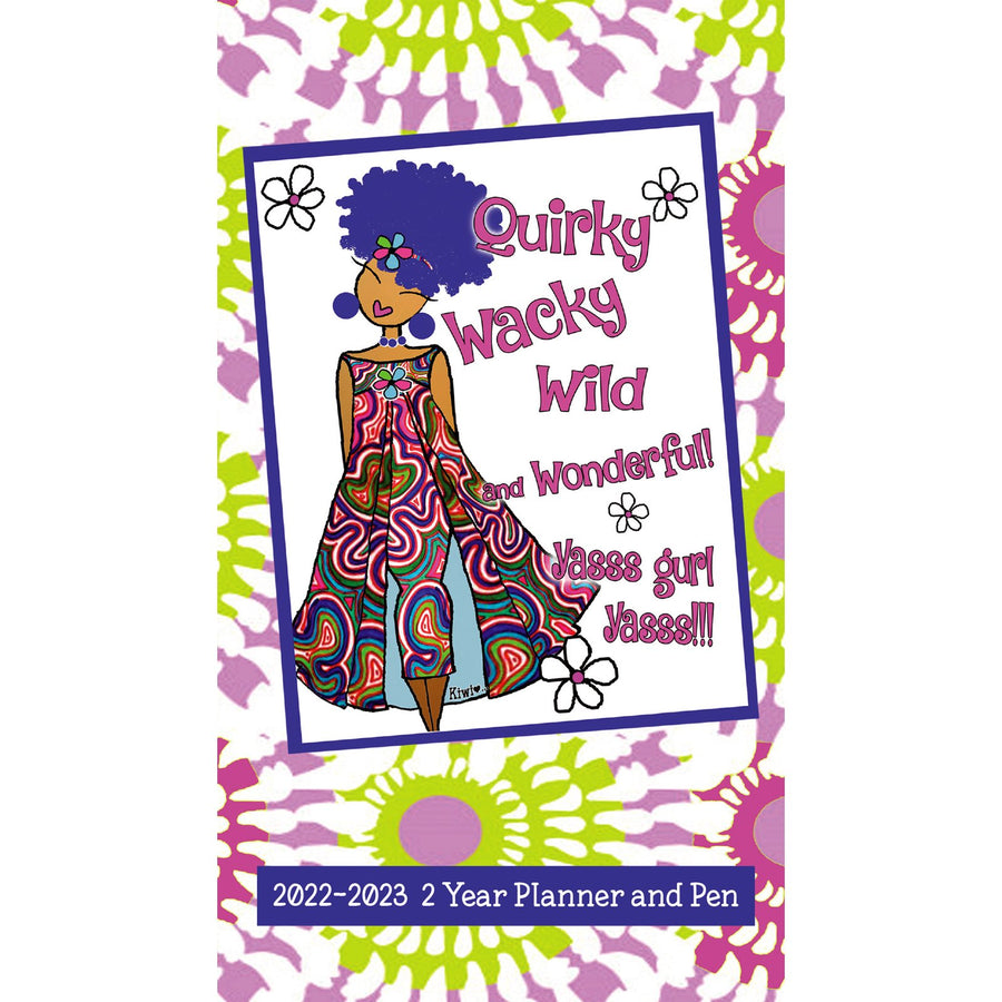 Wild and Wonderful by Kiwi McDowell: 2022-2023 African American Checkbook Planner 