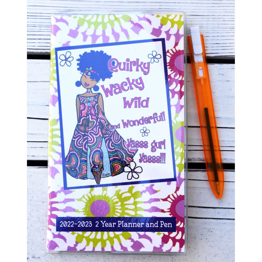 Wild and Wonderful by Kiwi McDowell: 2022-2023 African American Checkbook Planner 