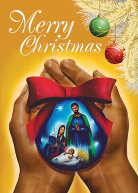 Nativity Ornament: African American Christmas Card