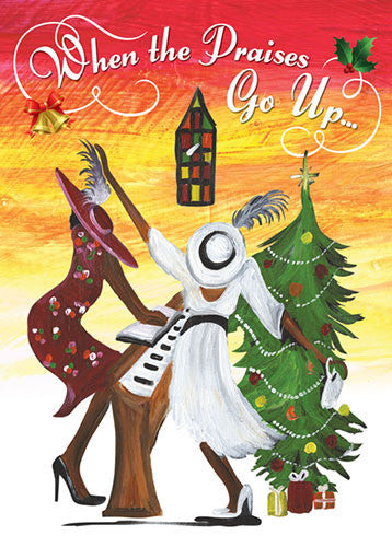 When the Praises Go Up: African American Christmas Card