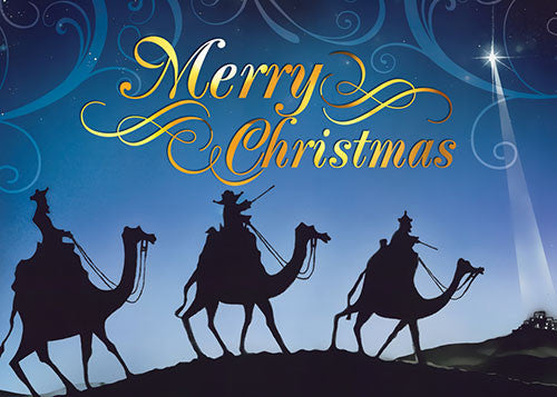 1 of 2: Wise Men (Merry Christmas): African American Christmas Card