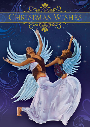 Angels (Christmas Wishes): African American Christmas Card
