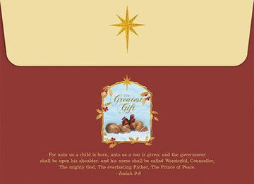 The Greatest Gift: African American Christmas Card Envelope