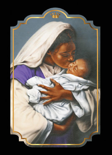 Mother and Child: African American Christmas Card