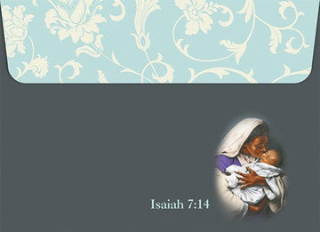 Mother and Child: African American Christmas Cart Envelope
