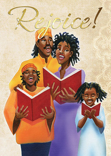 Family (Rejoice): African American Christmas Card