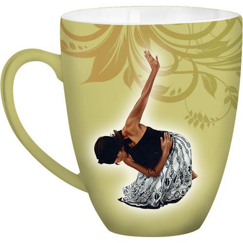 She Who Kneels: African American Religious Drum Mug (Front)