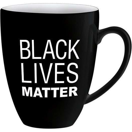 Black Lives Matter Ceramic Drum Mug by AAE (Back)