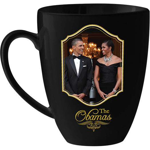 The Obamas: Commemorative Ceramic Mug by AAE (Front)