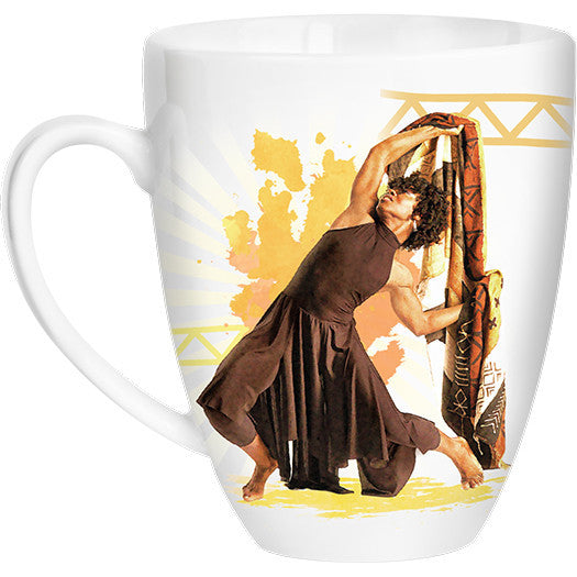 1 of 3: Fill Me Up God: African American Religious Ceramic Mug (Front)