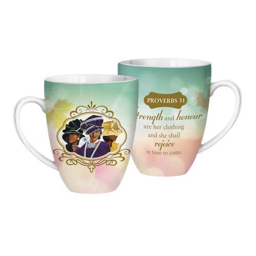 Strength and Honor: African American Religious Ceramic Mug