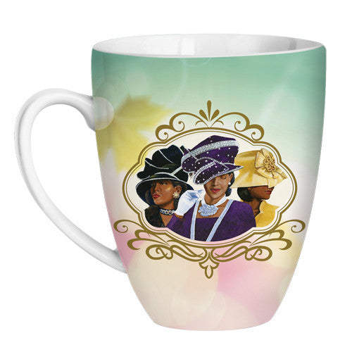 Strength and Honor: African American Religious Ceramic Mug (Front)