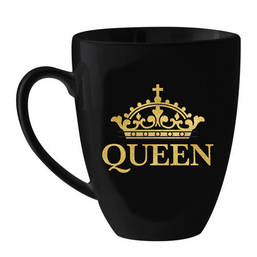Queen: African American Ceramic Mug by AAE (Back)