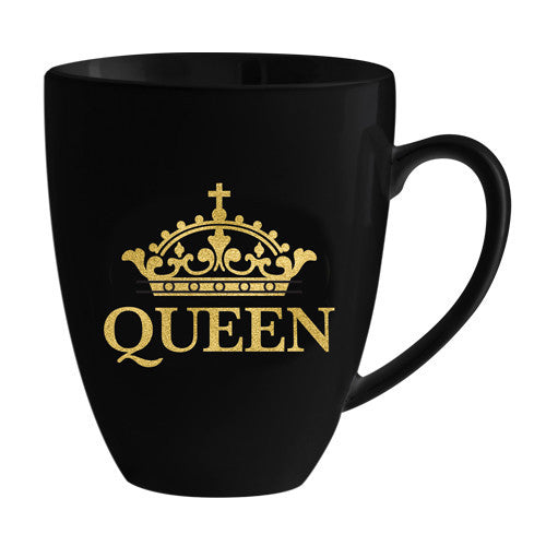 Queen: African American Ceramic Mug by AAE (Front)