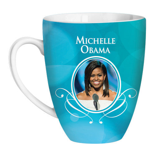 1 of 3: Michelle Obama: The First Lady Commemorative Ceramic Mug by AAE (Front)