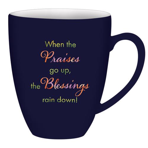Praise Go Up: African American Coffee Mug by D.D. Ike (Back)