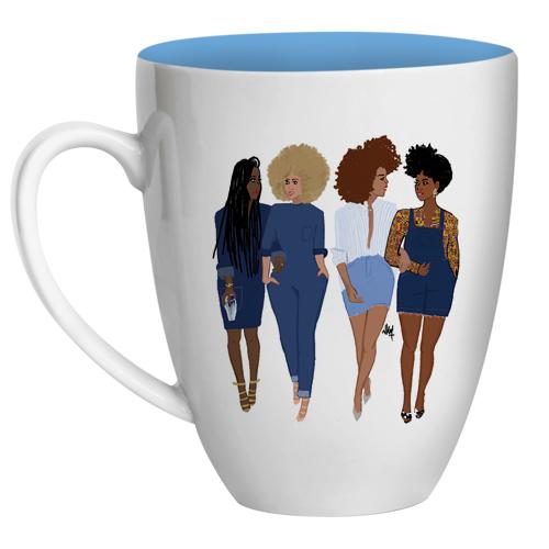Sistah Talk: African American Coffee Mug by Nicholle Kobi (Front)