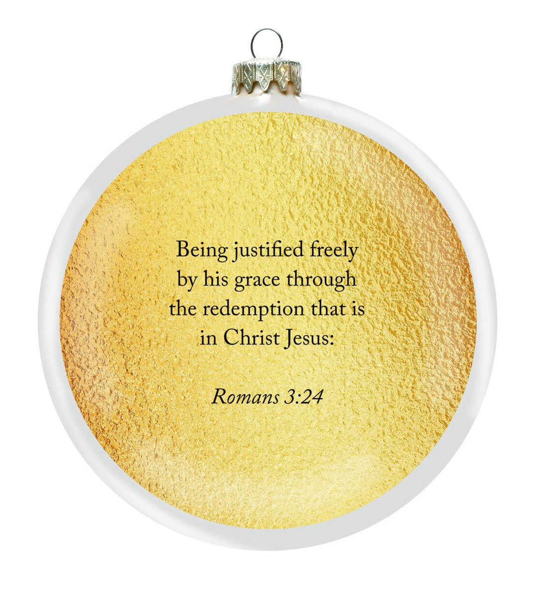 Forgiven Christmas Ornament by Thomas Blackshear (Back)