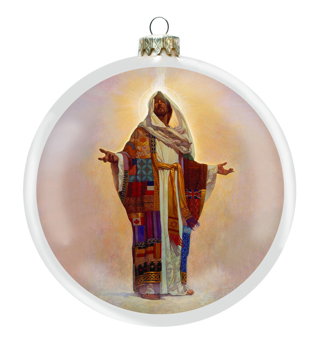 1 of 2: Coat of Many Colors Christmas Ornament by Thomas Blackshear (Front)