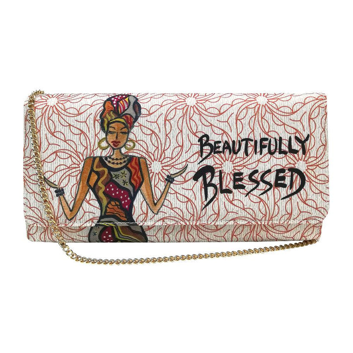 African American Canvas Clutches with Detachable Straps – The Black Art Depot