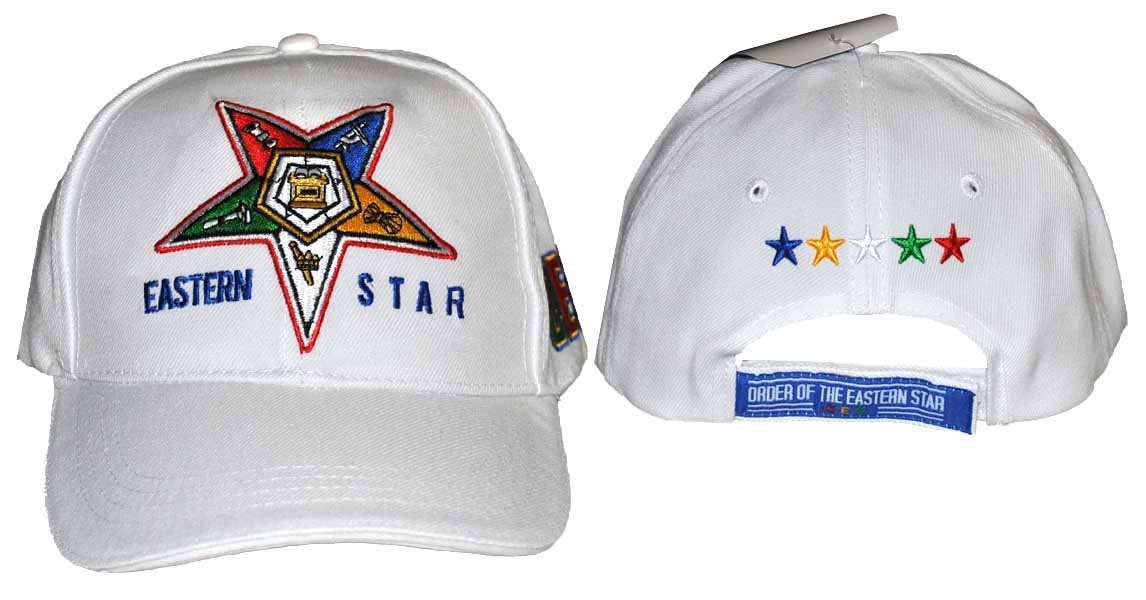3 of 3: Order of the Eastern Star Adjustable Baseball Cap by Big Boy Headgear
