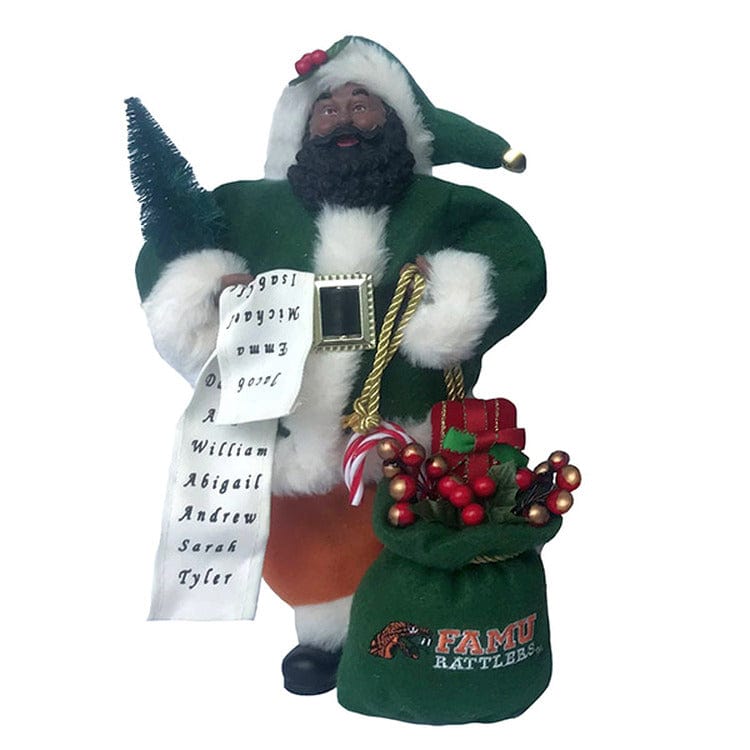 Florida A&M University Rattlers Santa Claus Figurine