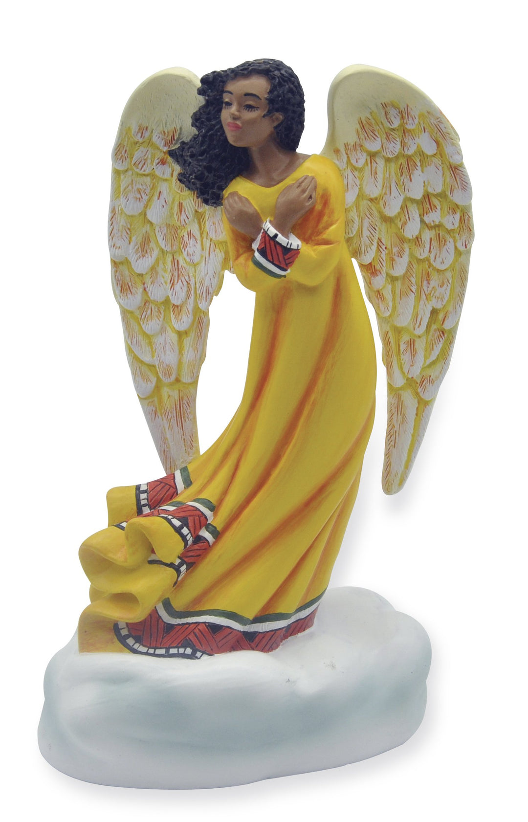 Angel Embrace: African American Angel Figurine by Sylvia Walker