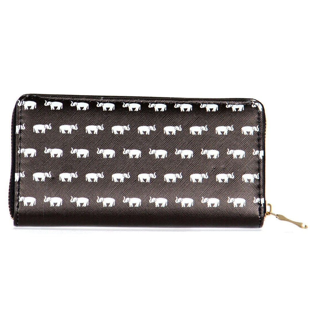 Delta Sigma Theta Inspired Black Elephant Wallet