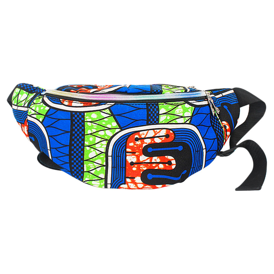 Garissa: African Print Fanny Pack by Boutique Africa – The Black Art Depot