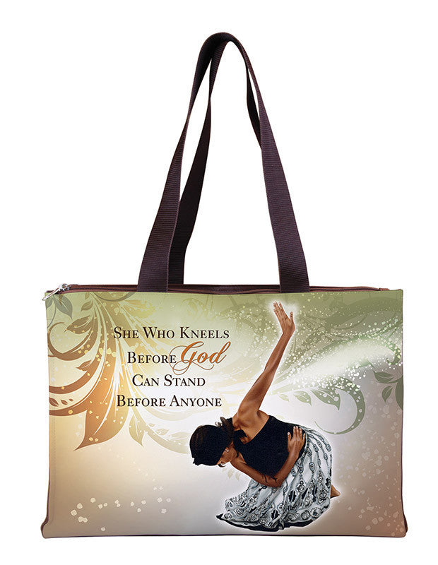 She Who Kneels: African American Hand Bag by Gregory Perkins